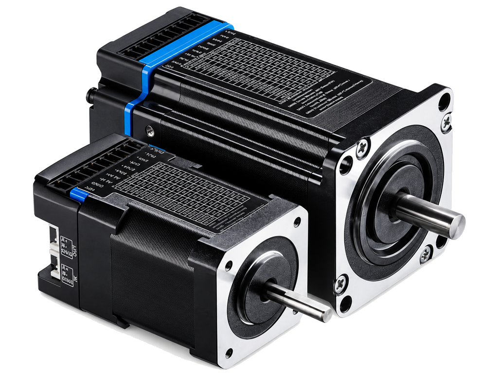 Integrated stepper motors